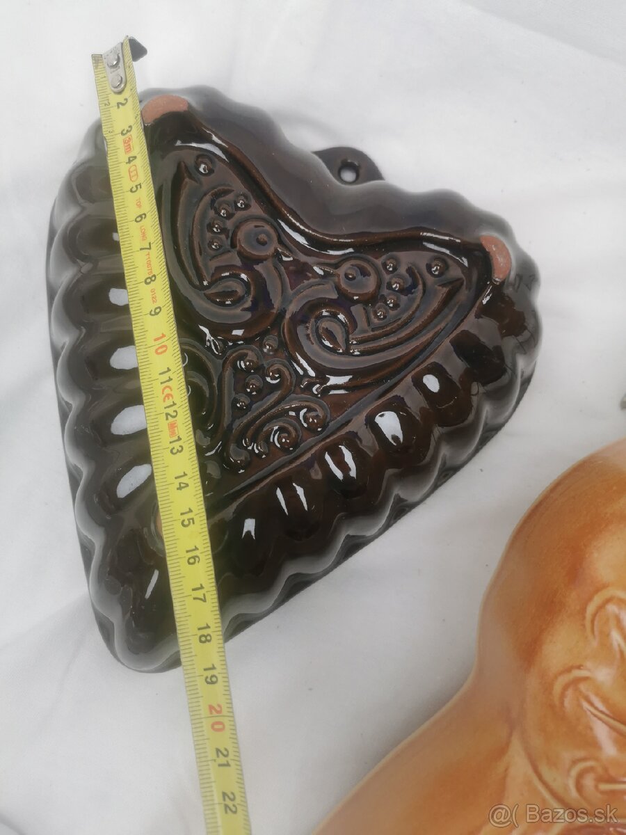 Keramika, forma, srdce, dievča - 7