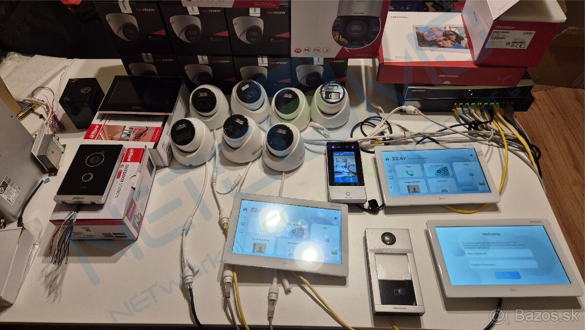 Kamery, prístupové systémy, vrátniky, dátové rozvody - 7