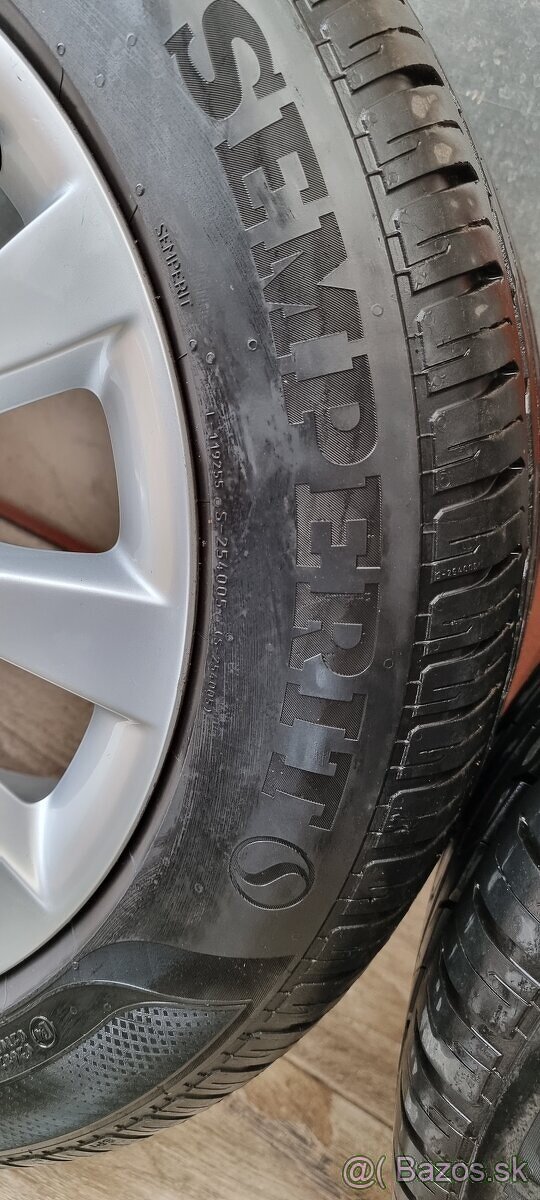 Predám letné pneumatiky Semperit 225/55 r17 Y XL,dot 4723. - 7