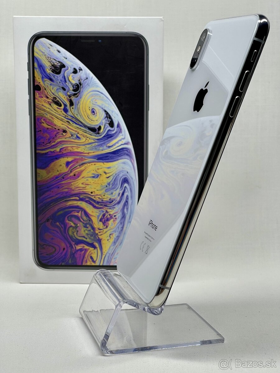 Apple iPhone XS Max 64 GB Silver, ZÁRUKA 12 MESIACOV - 7