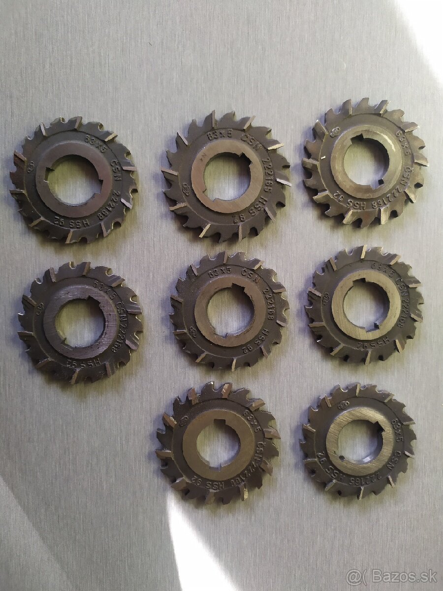 Kotúčové frézy HSS 92 - 7