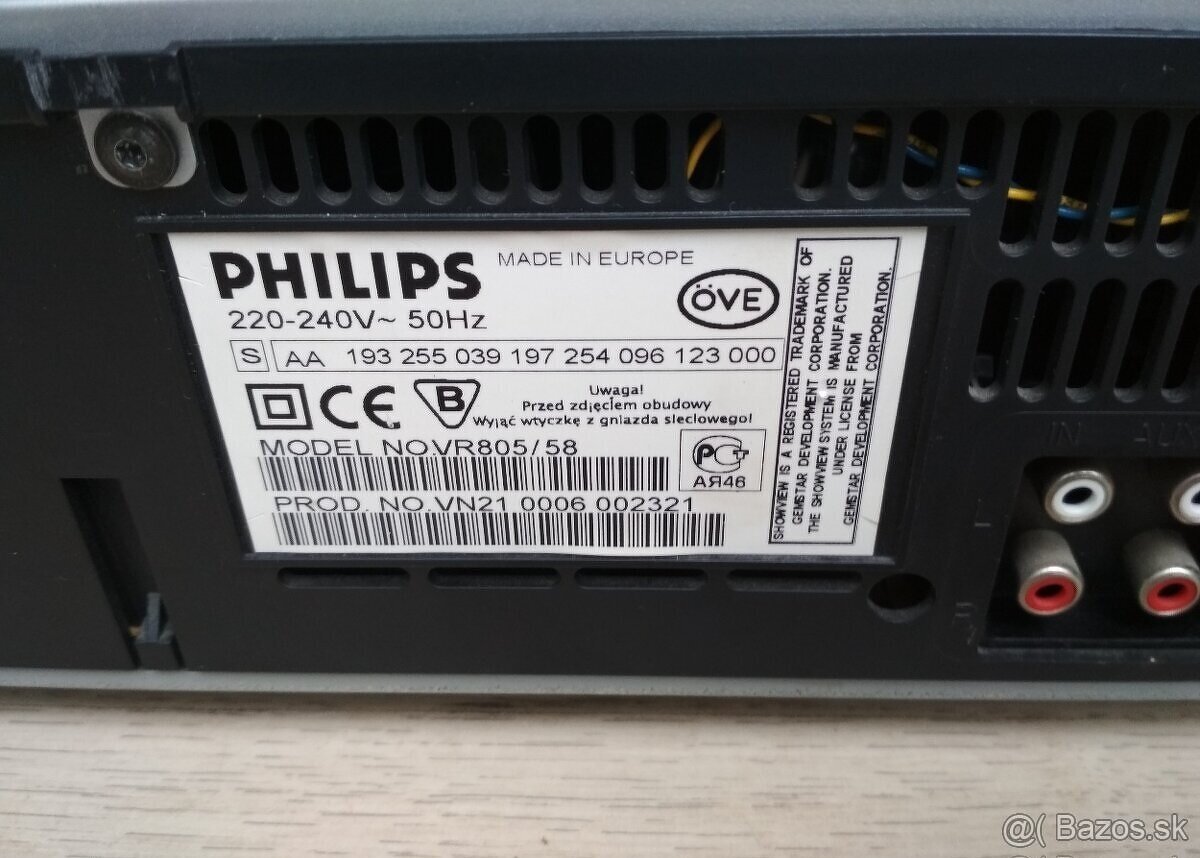 Videorekorder 6-hlavovy Philips VR805 HIFI STEREO - 7