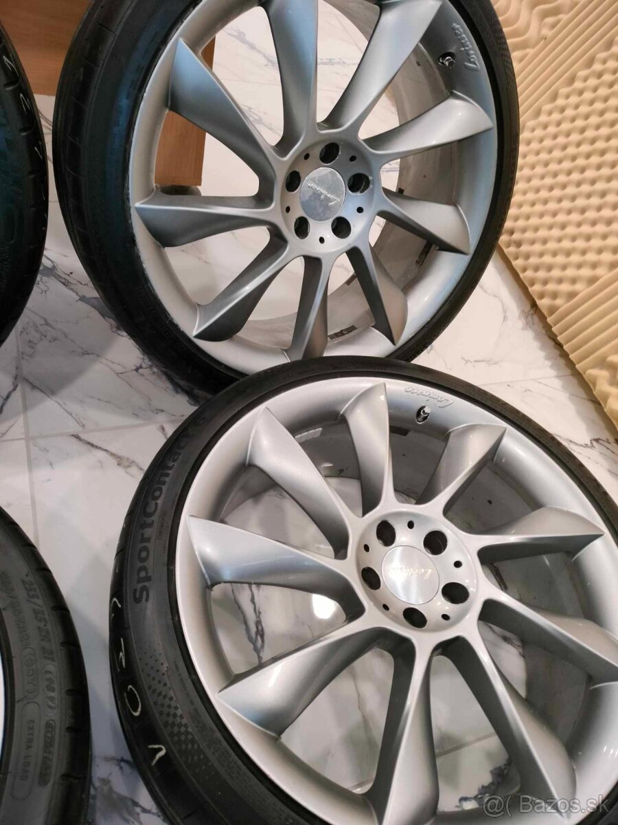 4ks alu disky orig. Lorinser 5x112 r21 + pneu - 7
