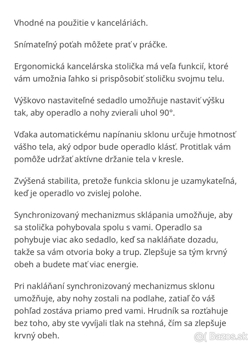 FLINTAN Kancelárska stolička s opierkami, čierna - 7