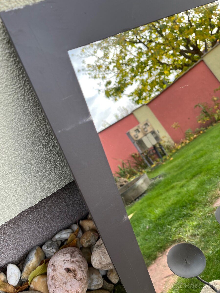 Zrkadlo s železným rámom so svietnikmi - 7