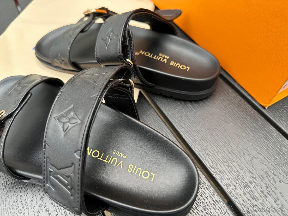 Louis vuitton slapky biele full box - 7