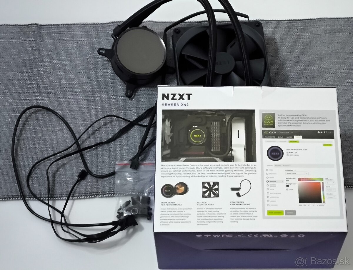 Vodné chladenie NZXT Kraken X42; - 7