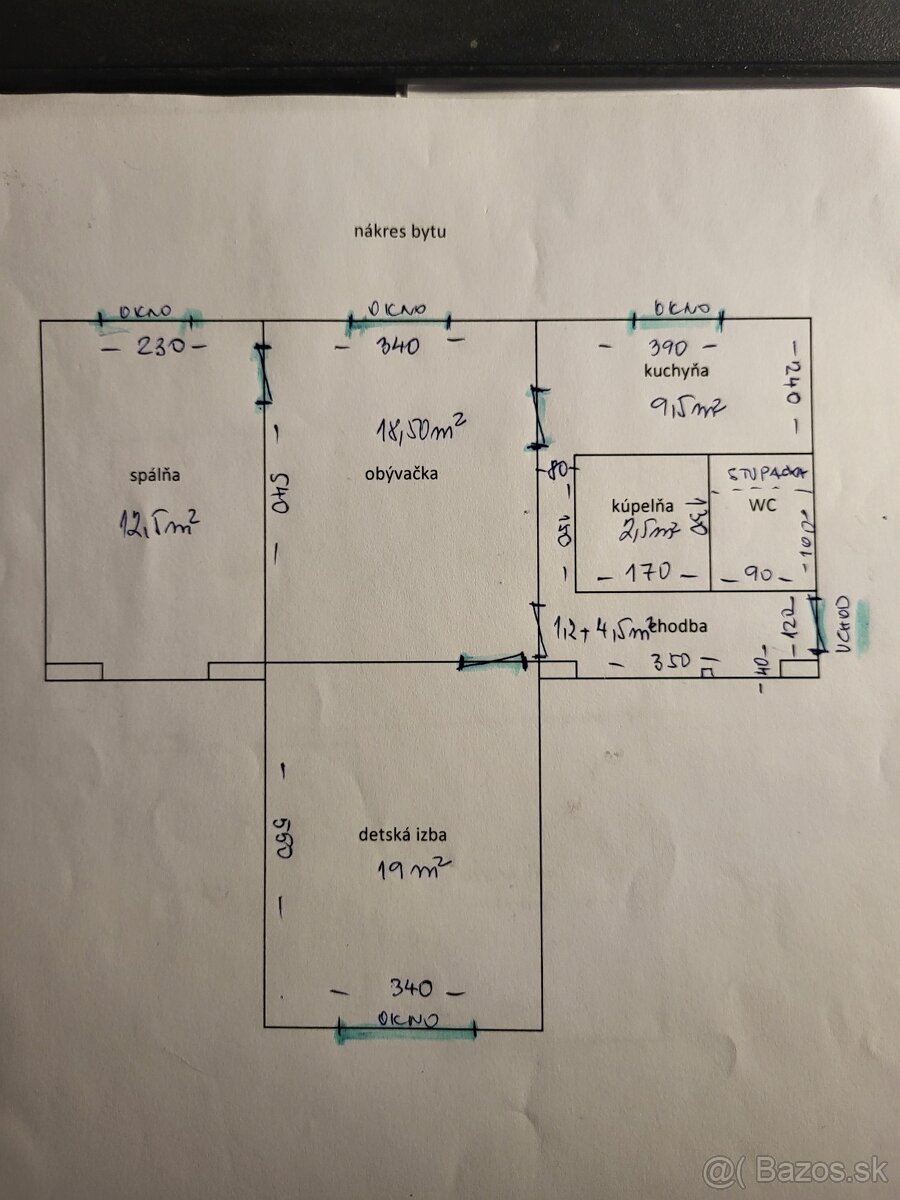Na Malinovského ulici slnečný 67 m2 dobrý byt - 7