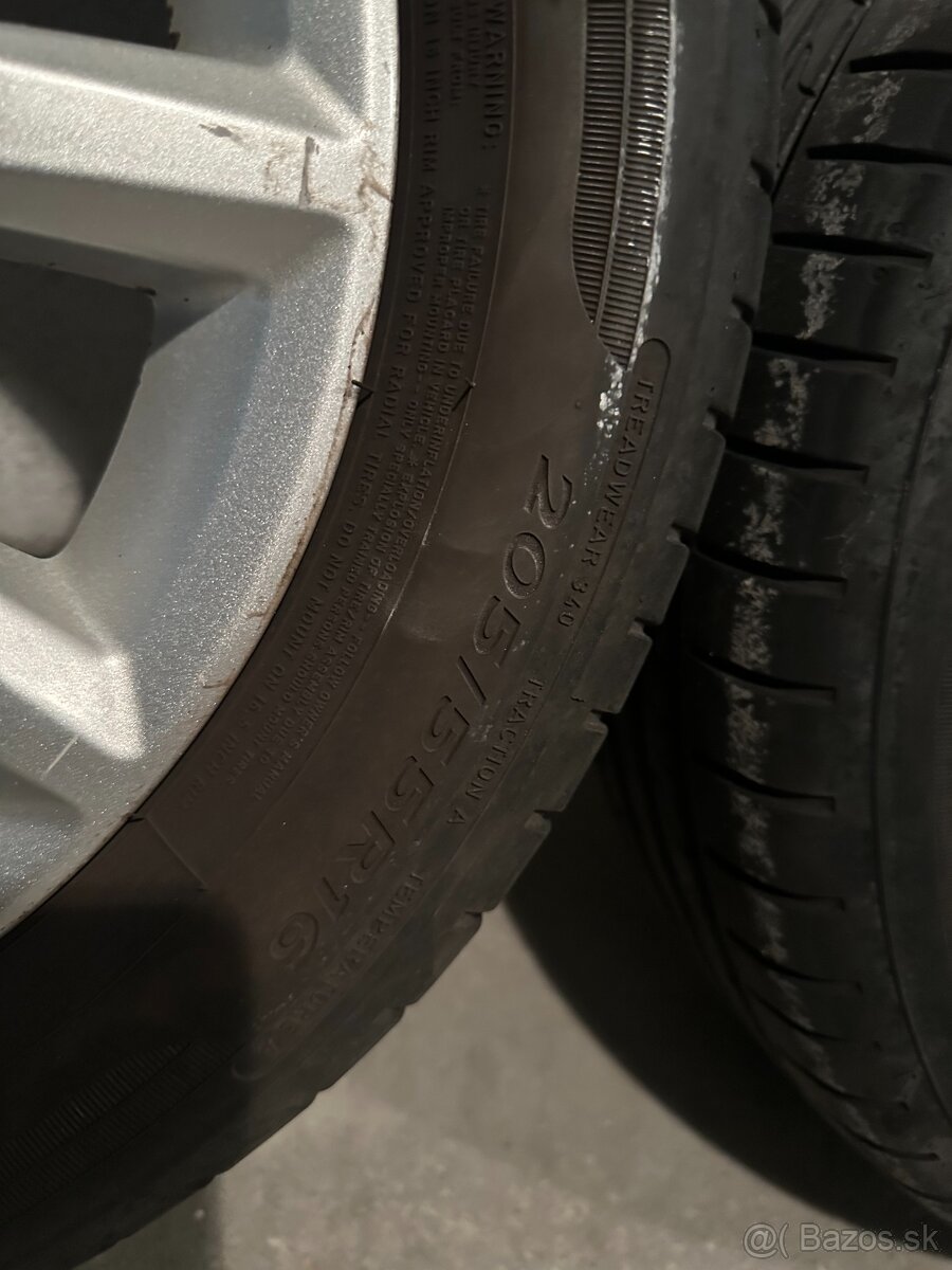 komplet ALU + pneu opel vectra 205/55 R16 - 7