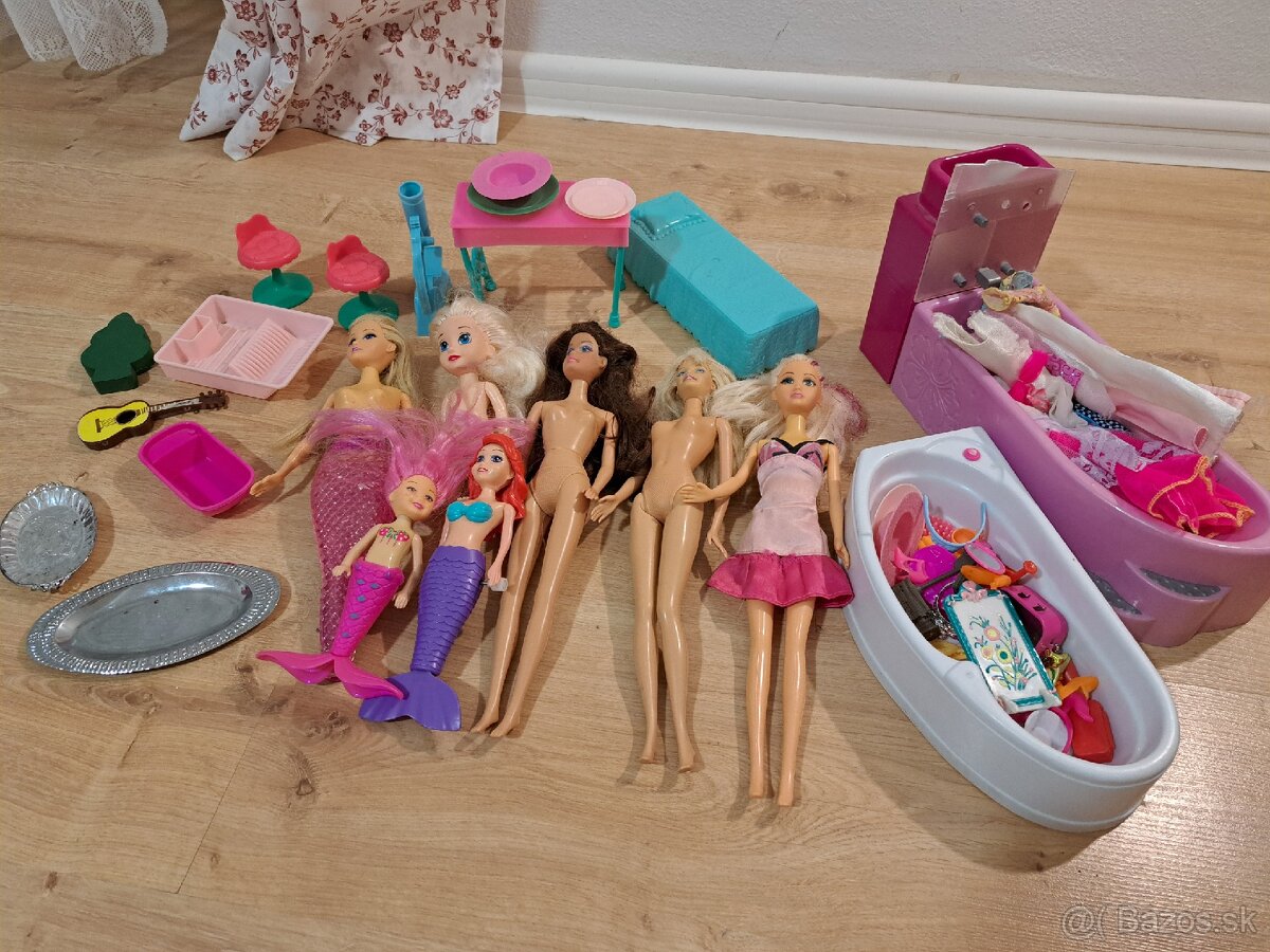 Barbie lietadlo + doplnky - 7