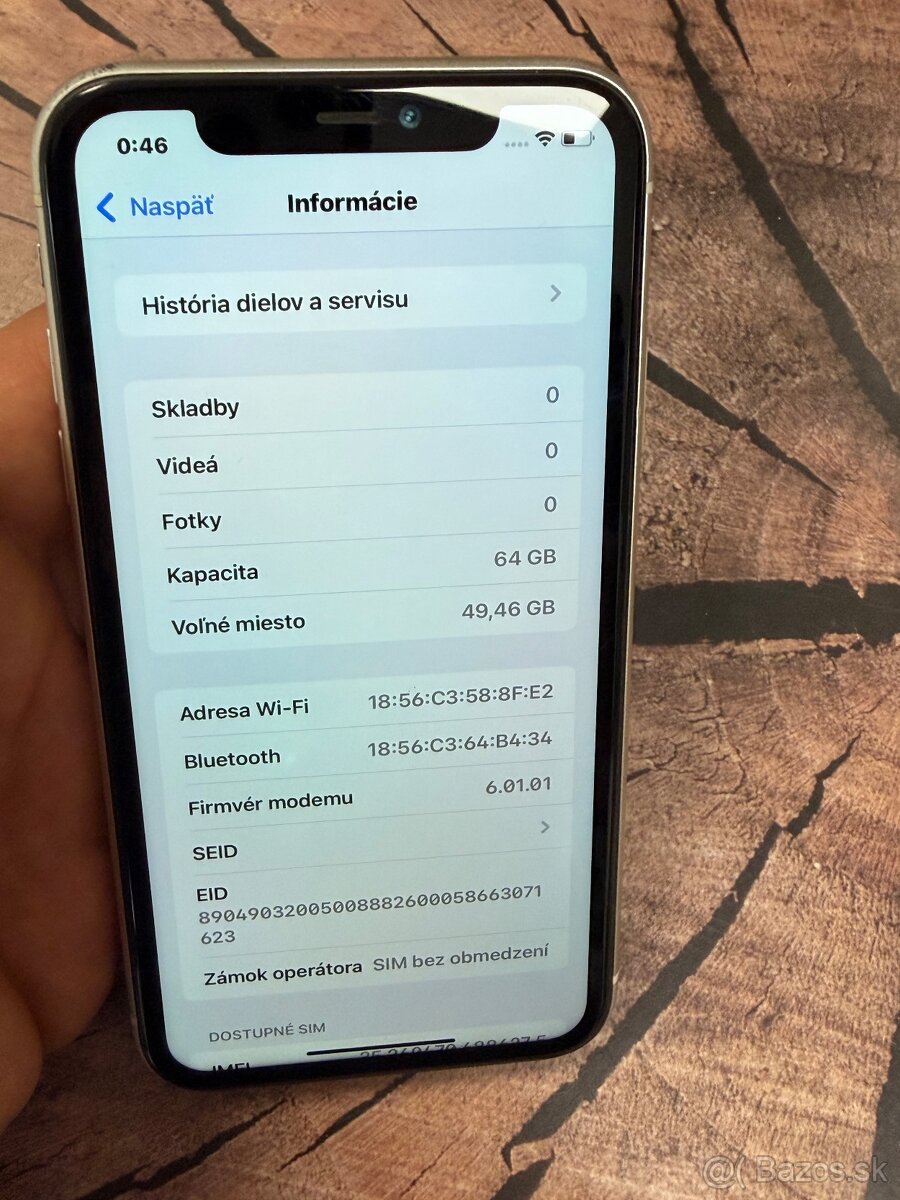 iPhone 11 White 64 batérie 100% top stav - 7