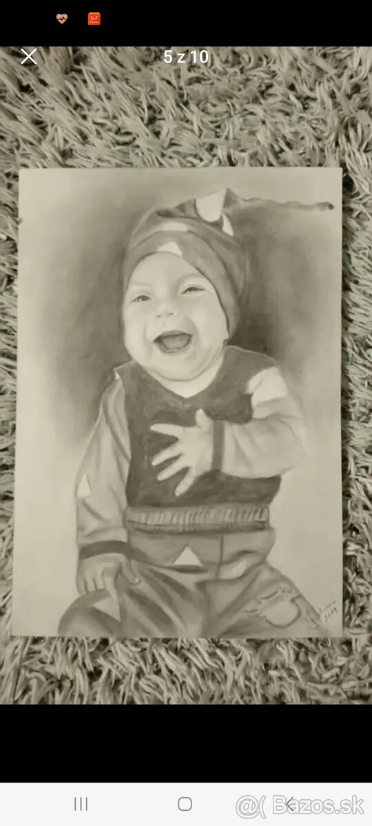 Kreslenier realistických portretov podľa fotogragie - 7