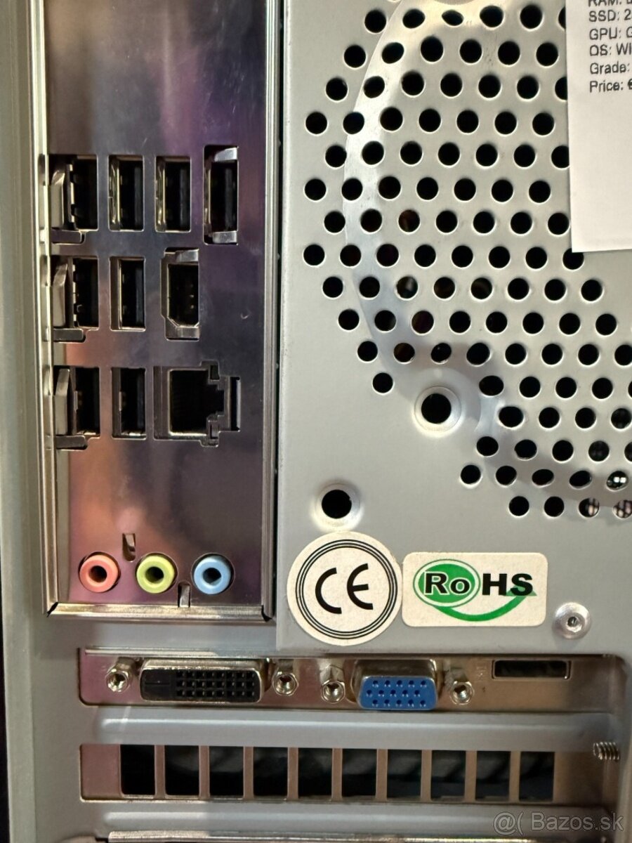 Kancelársky počítač Prestigio i5 8GB RAM SSD+HDD W10 Pro - 7