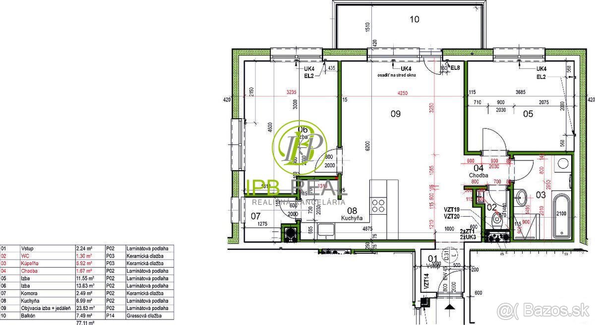 Nový, pekný 3-izb. byt v projekte Rínok Rača na Rudroffovej - 7