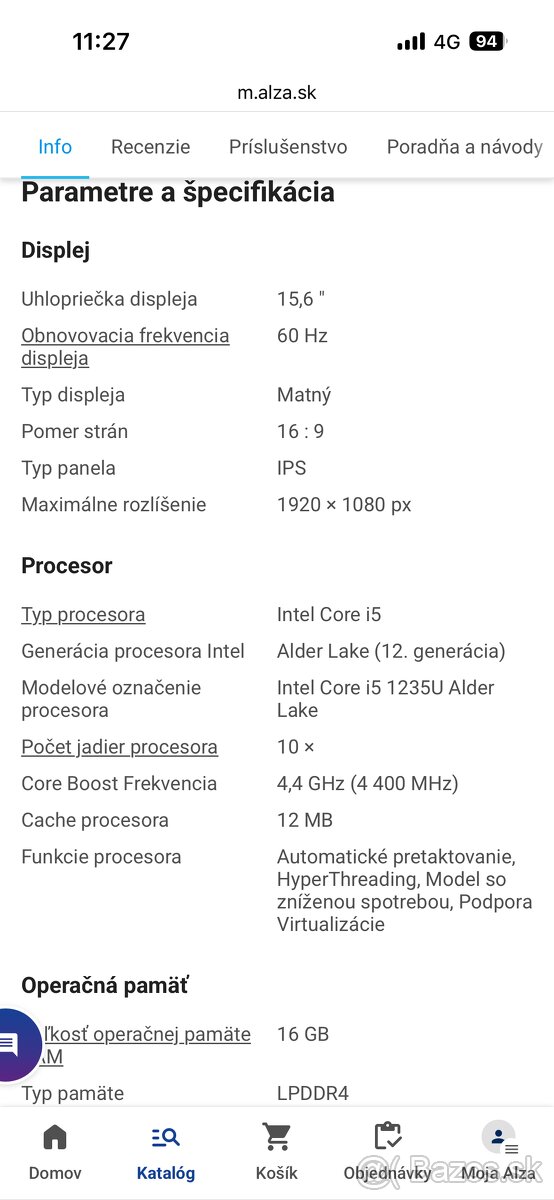 Notebook MSI Modern 15 - 7