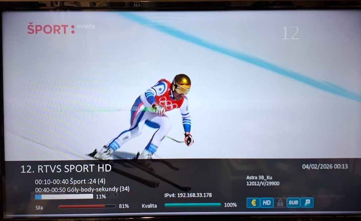 Linuxový iNEOS ZX4 Full HD SAT a IPTV Box - 7