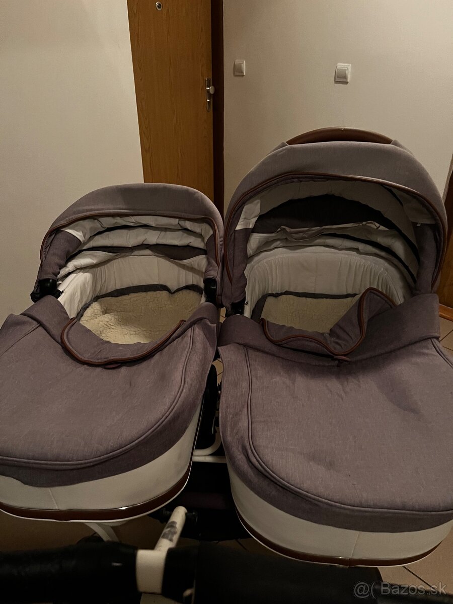 Kočík pre dvojičky Dalga - 7