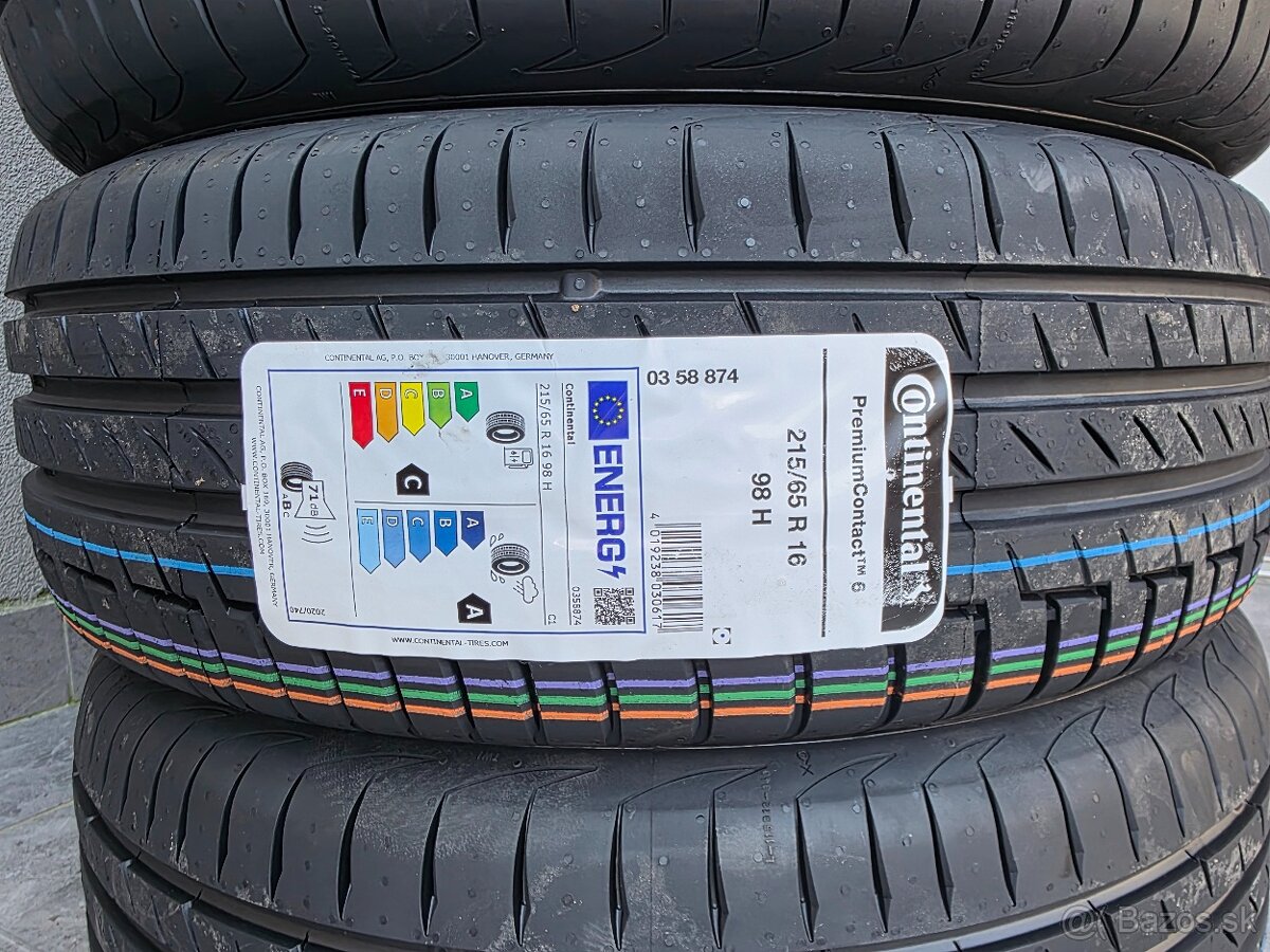 Letne pneumatiky 215/65 r18 Continental dot2026 - 7