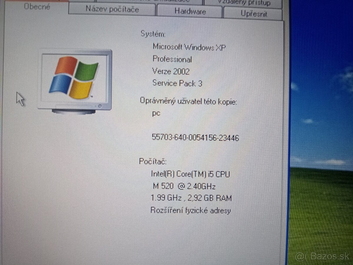 predám HP elitebook / 4gb ram / Intel core i5 / Windows XP - 7