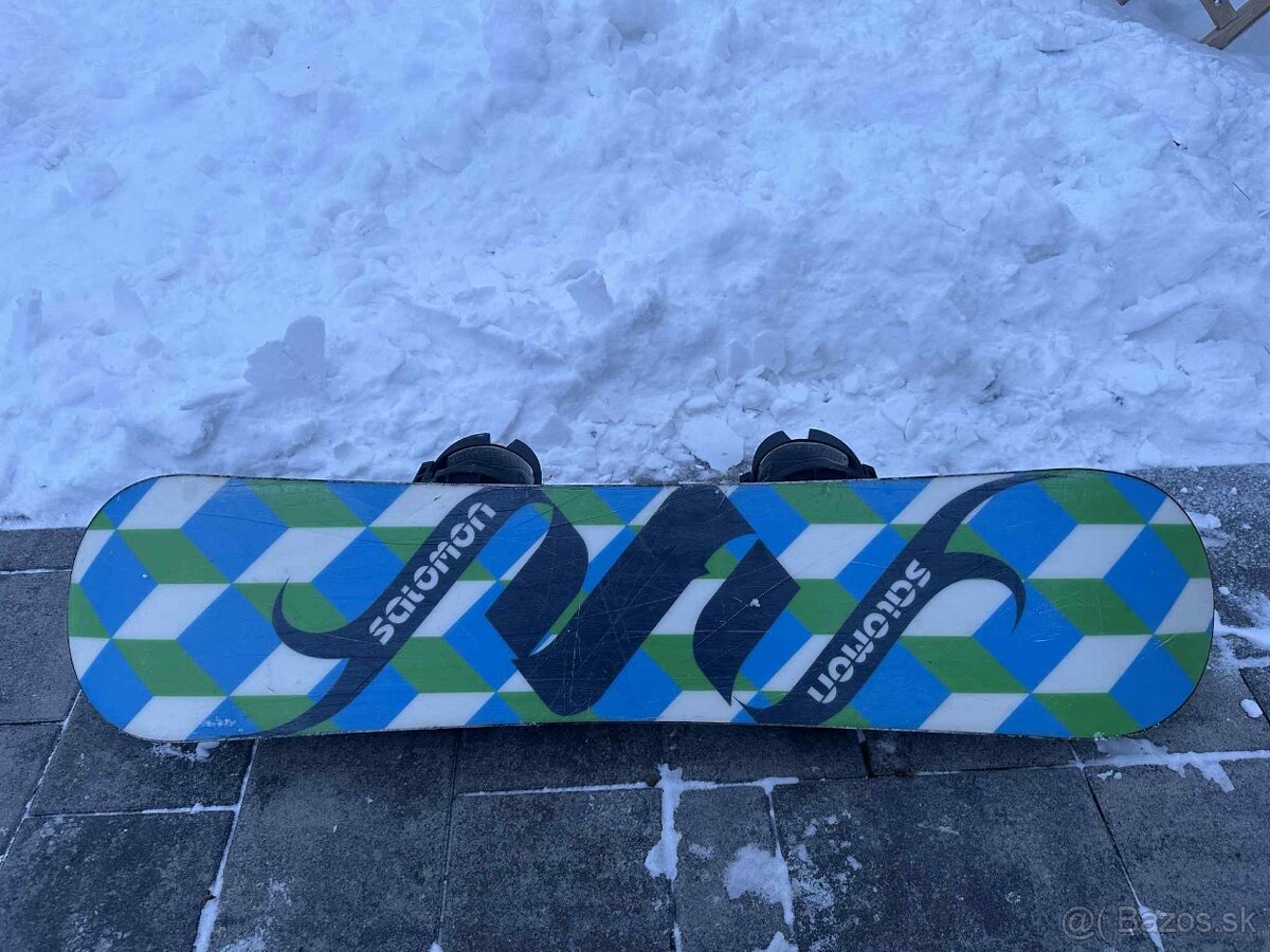 Predám detsky snowboard s topankami - 7