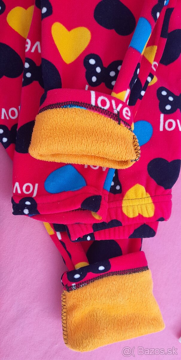 Zateplené nohavice s mikinkou - 7