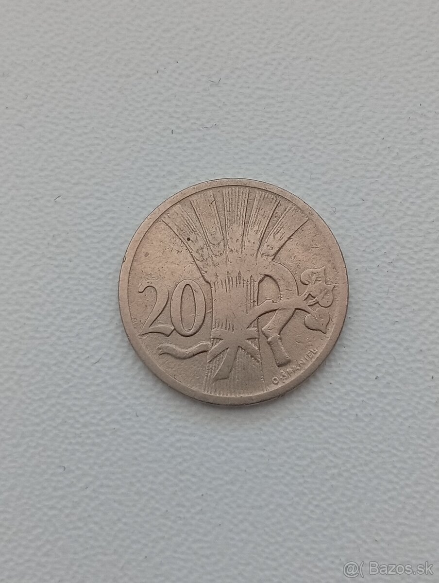 25 hal. a 20 hal. Československe mince - 7