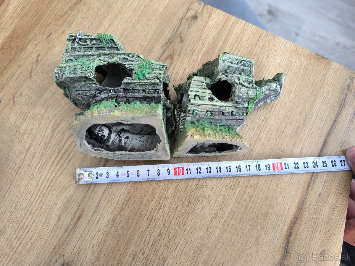 Koreň + dekorácie do akvária - 7