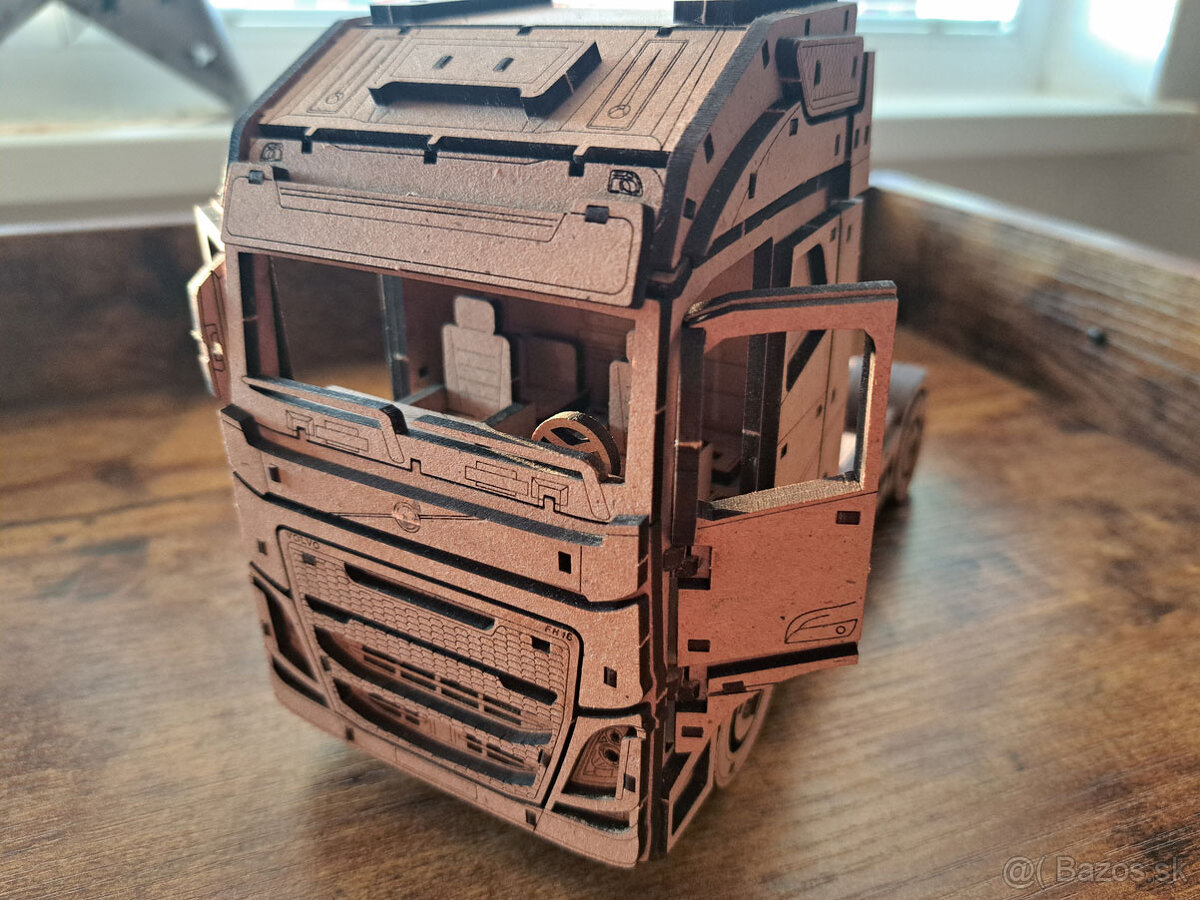 3D drevené puzzle autá - 7