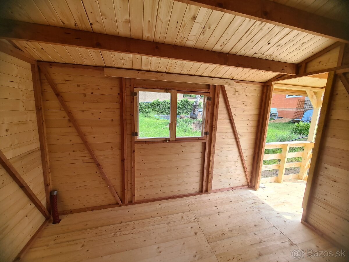 Záhradná drevena chatka 3.5x5m DOPRAVA ZDARMA - 7