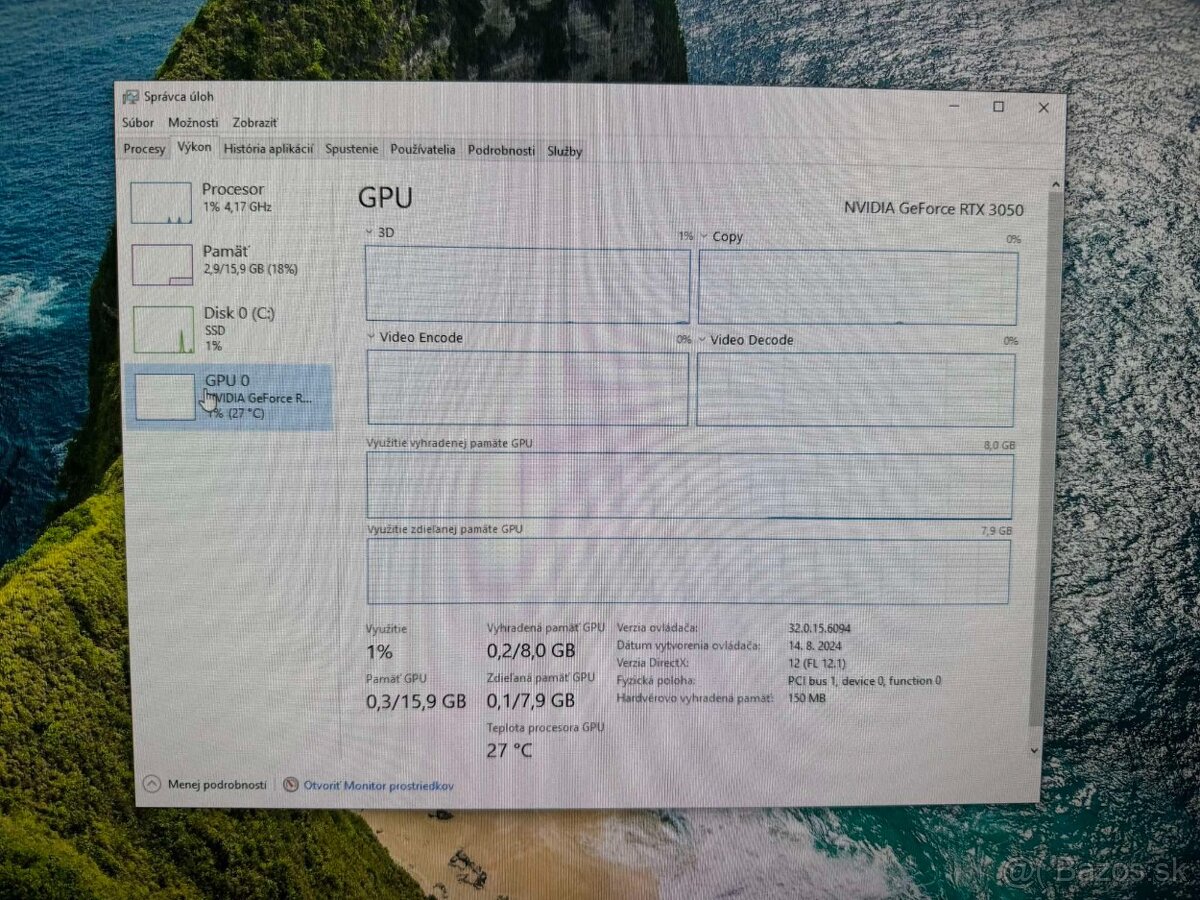Herné PCčko Intel i5-10400F/ RTX 3050/ 16GB/ 500gb NvMe - 7