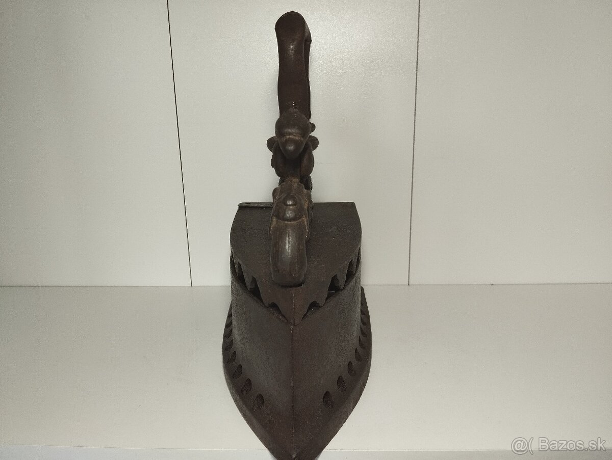 Atypická sběratelská žehlička DRAK s hvězdou - 7