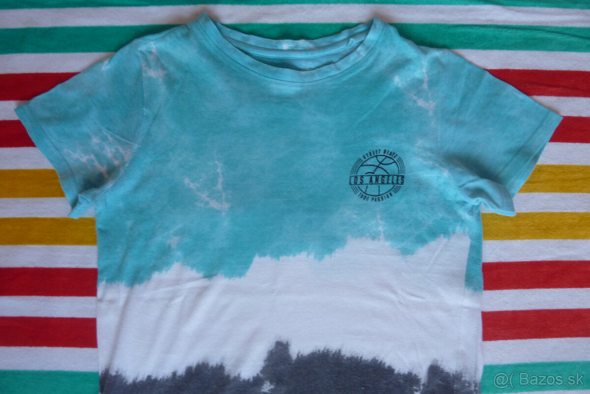 2 Krásne tričká s krátkym.ruk.,Zn.C&A, 100% bavlna, TOP STAV - 7