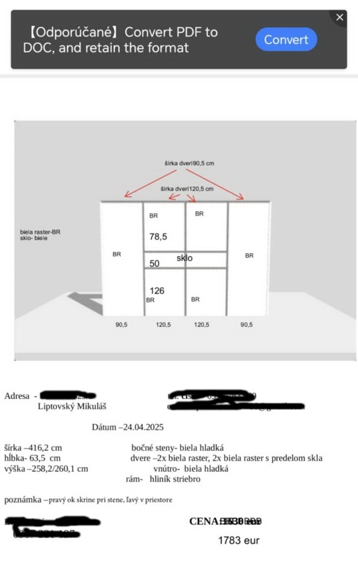 Vstavaná šatníková skriňa - 7