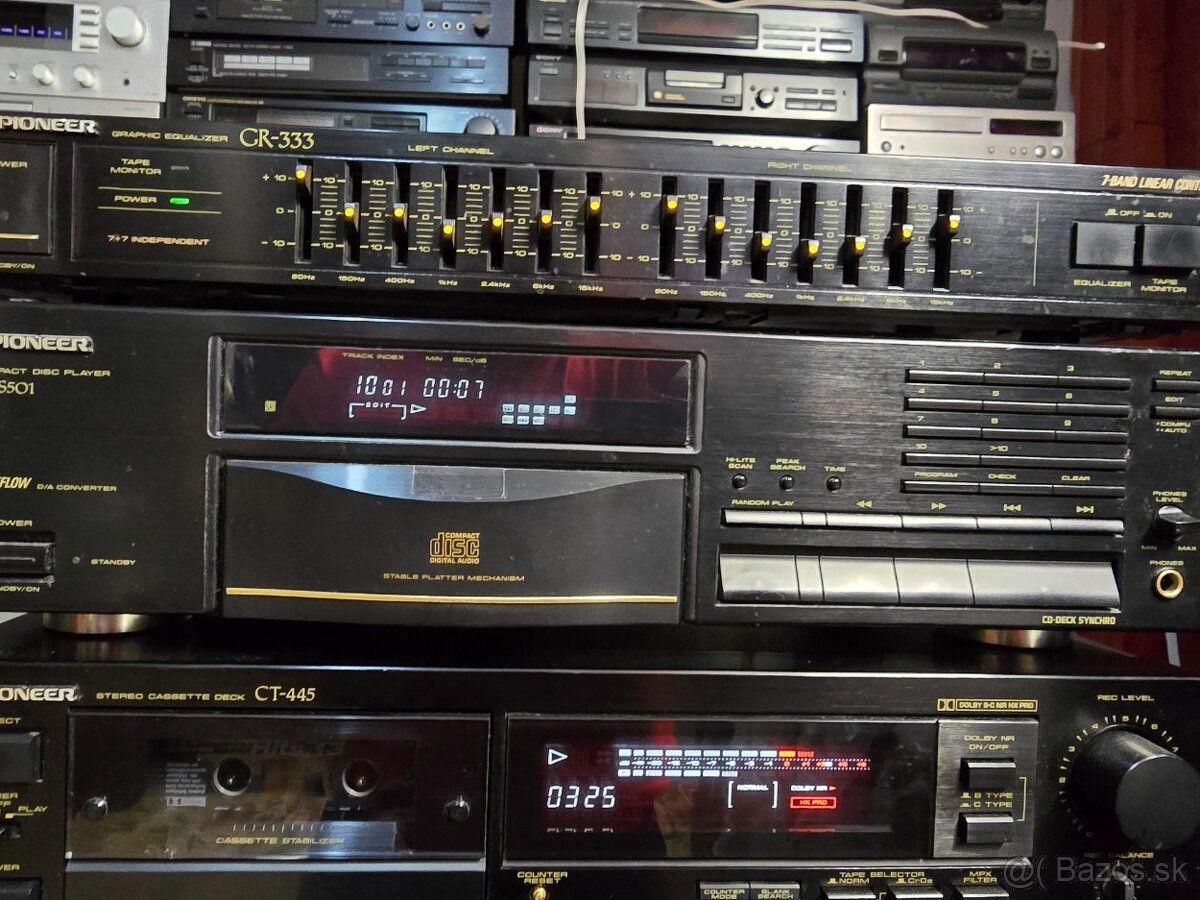 Pioneer HIFI SET A447, CT-445, PD-S501, F-445L, GR-333 - 7