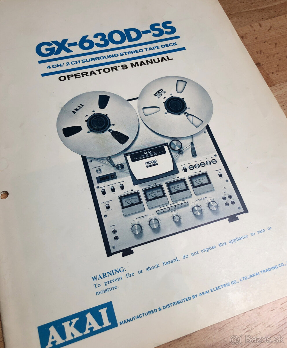 Akai GX 630D SS - 4 Track Japan - 7