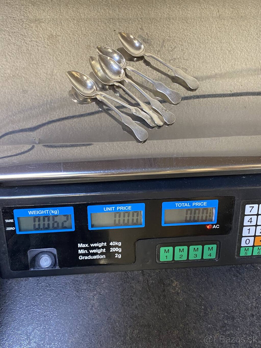 Strieborné kávové lyžičky - 7