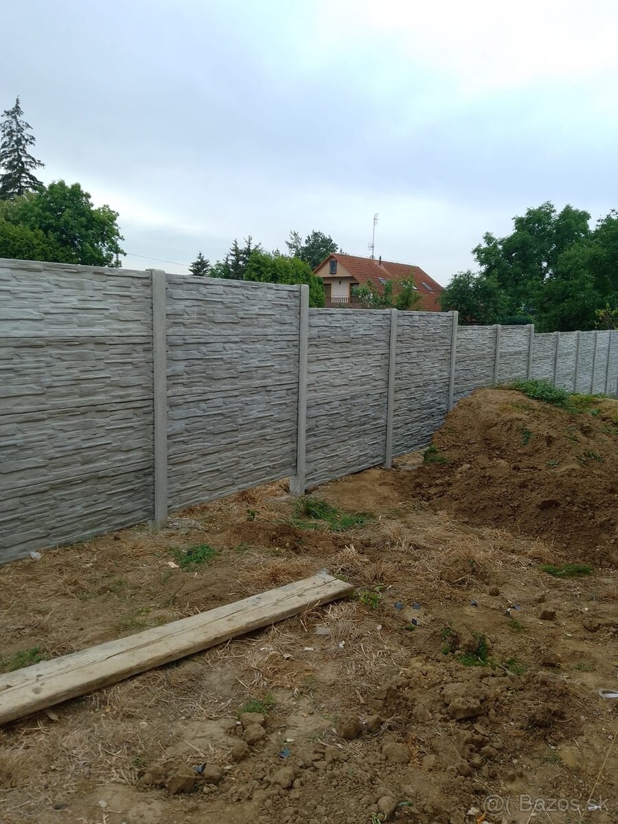 Realizácia betónových plotov – na kľúč - 7