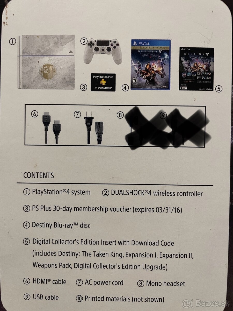 PlayStation 4 Destiny Limited 500GB / soft.: 12.00 - 7