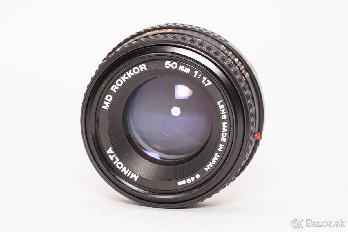 Minolta XD7, MD Rokkor 50mm/1,7 - 7