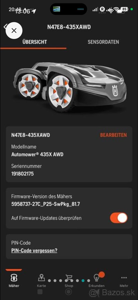 Robotická kosačka Husqvarna 435x - 7