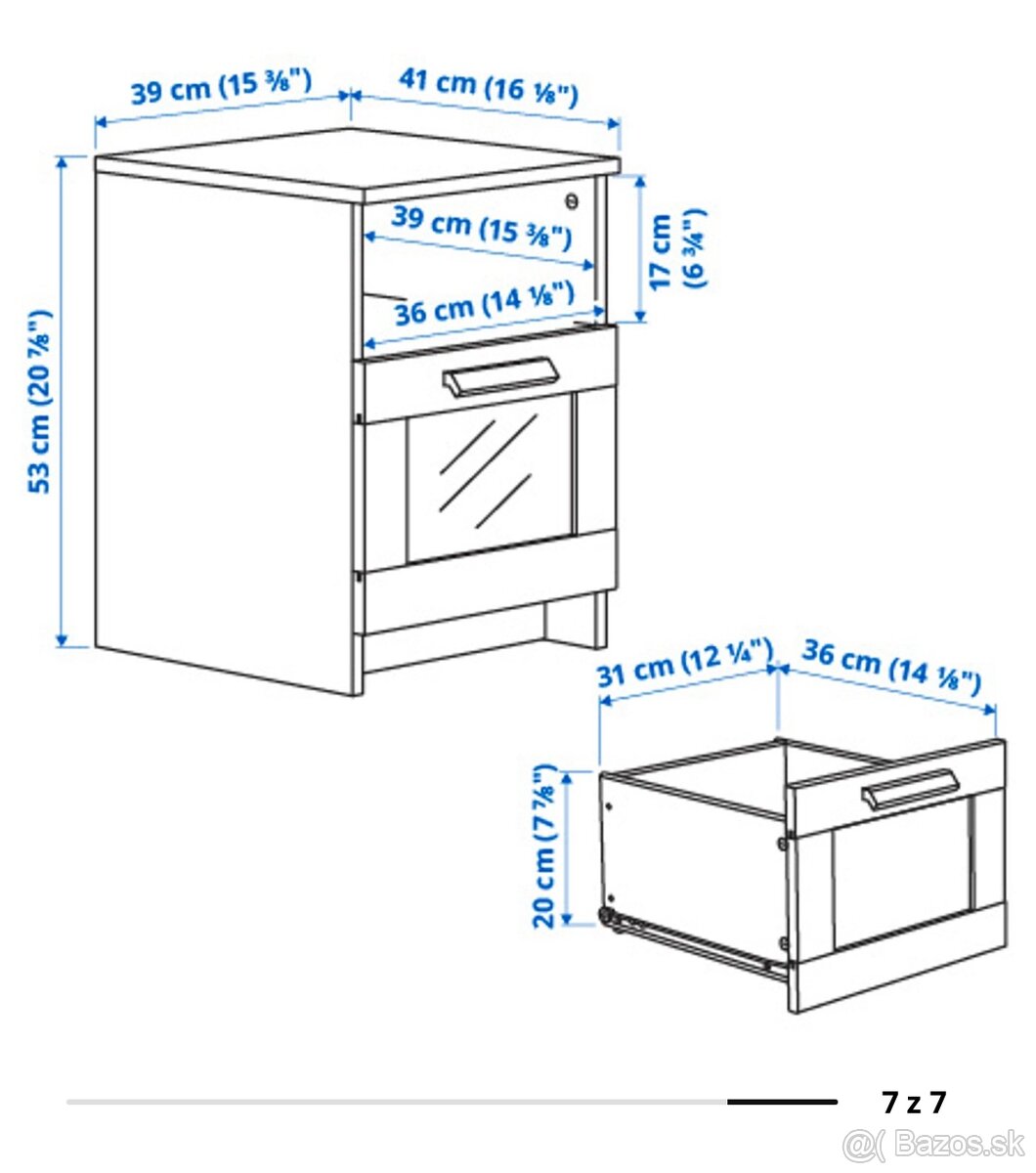 Nočný stolík IKEA - 7