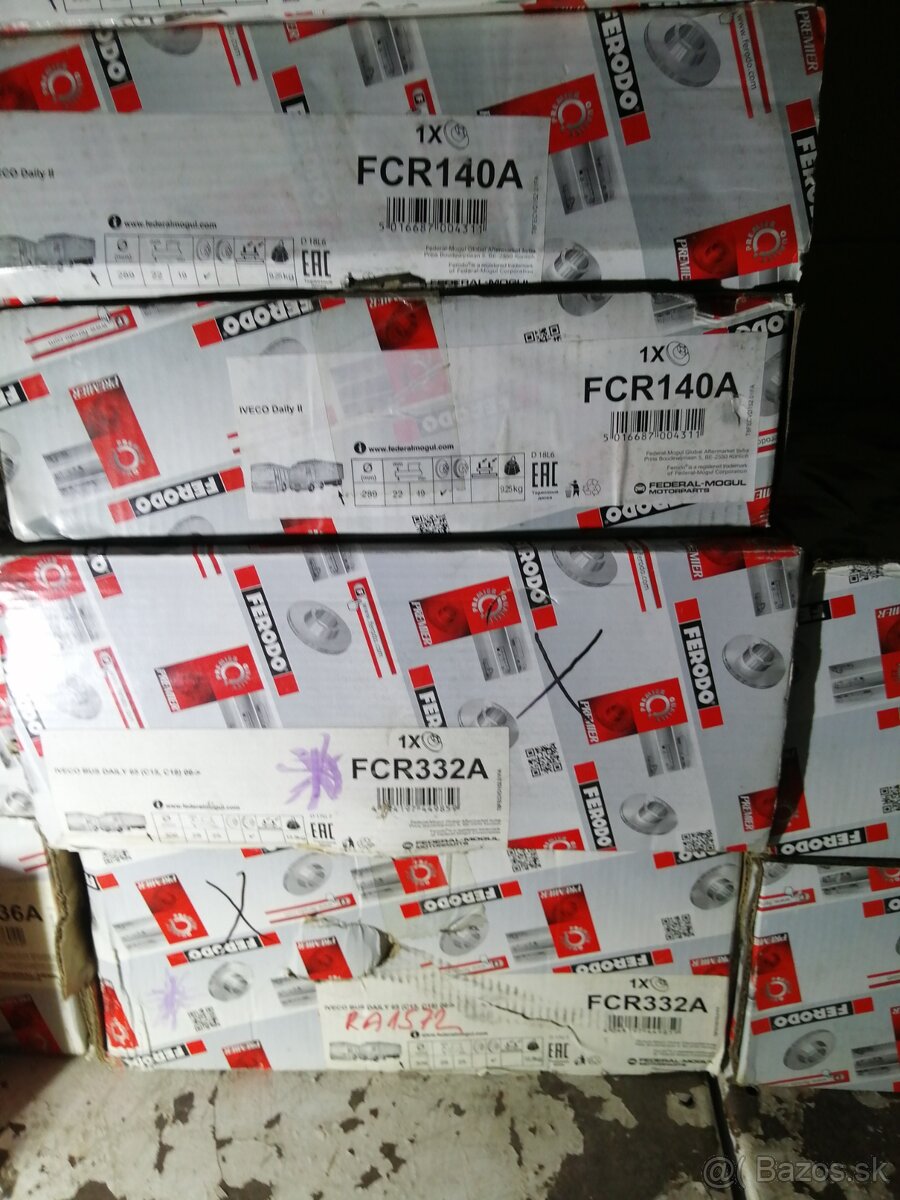 Iveco Daily, DAF, Nissan brzdové kotouče Ferodo - 7