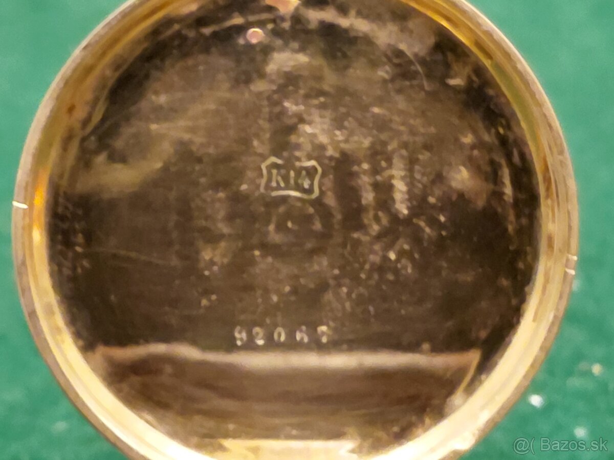 ZLATE HODINKY NA KLUCIK CYLINDRE - 7