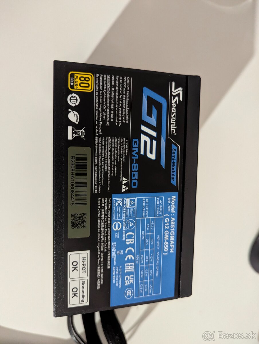 Seasonic G12 850W + krabica a kabeláž - 7