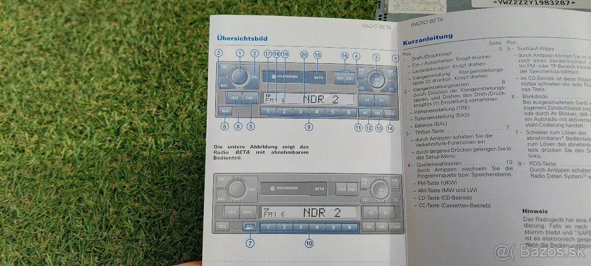 Volkswagen BETA(Autorádio) - 7
