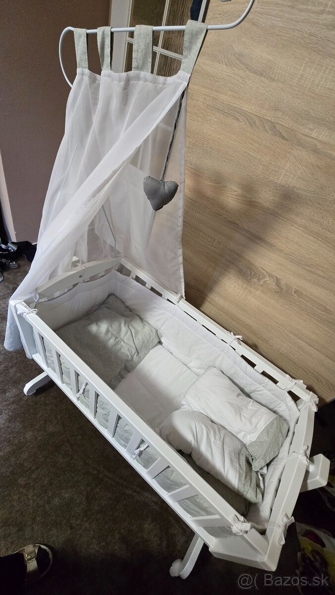 Detská postieľka, kolíska - 7
