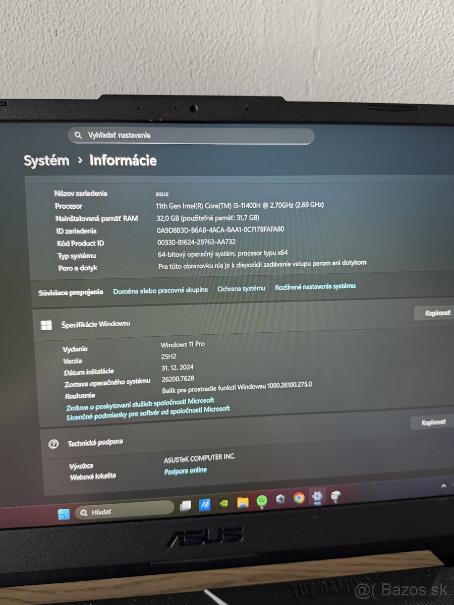 Asus tuf gaming f15 - 7