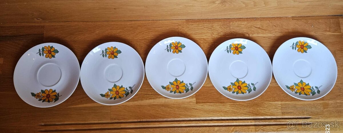 5 ks šálok s podšálkami - 7