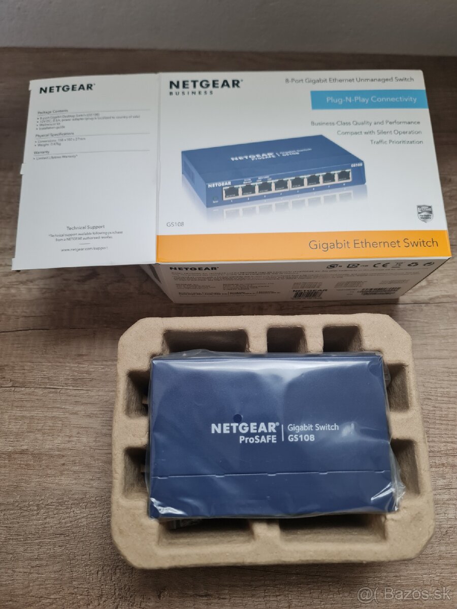 Netgear ProSAFE GS108 GbE switch - 7