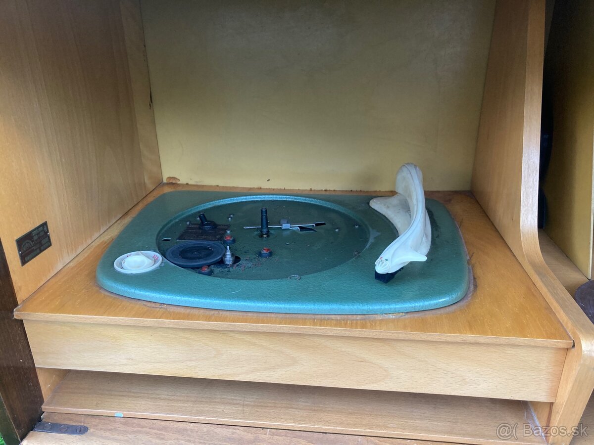 Súprava Supraphon SL21 a Tesla 532A Echo + platne - 7